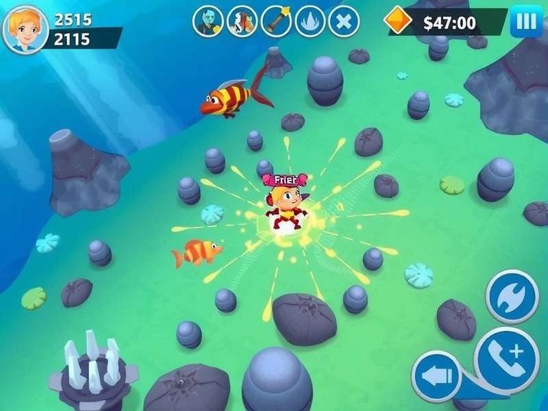 Aquamarine Adventure Antics Gameplay Screenshot